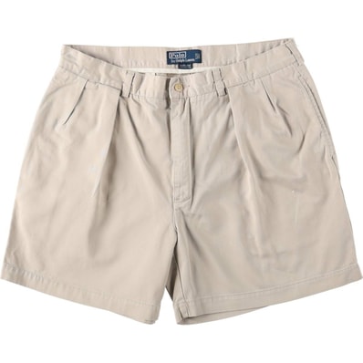 古着 ラルフローレン Ralph Lauren POLO by Ralph Lauren ANDREW SHORT ツータック チノショーツ ショートパンツ メンズw35相当/eaa668399