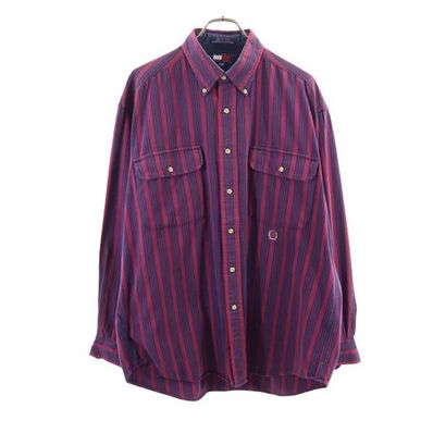 TOMMY HILFIGER 90s 長袖 ボタンダウンシャツ