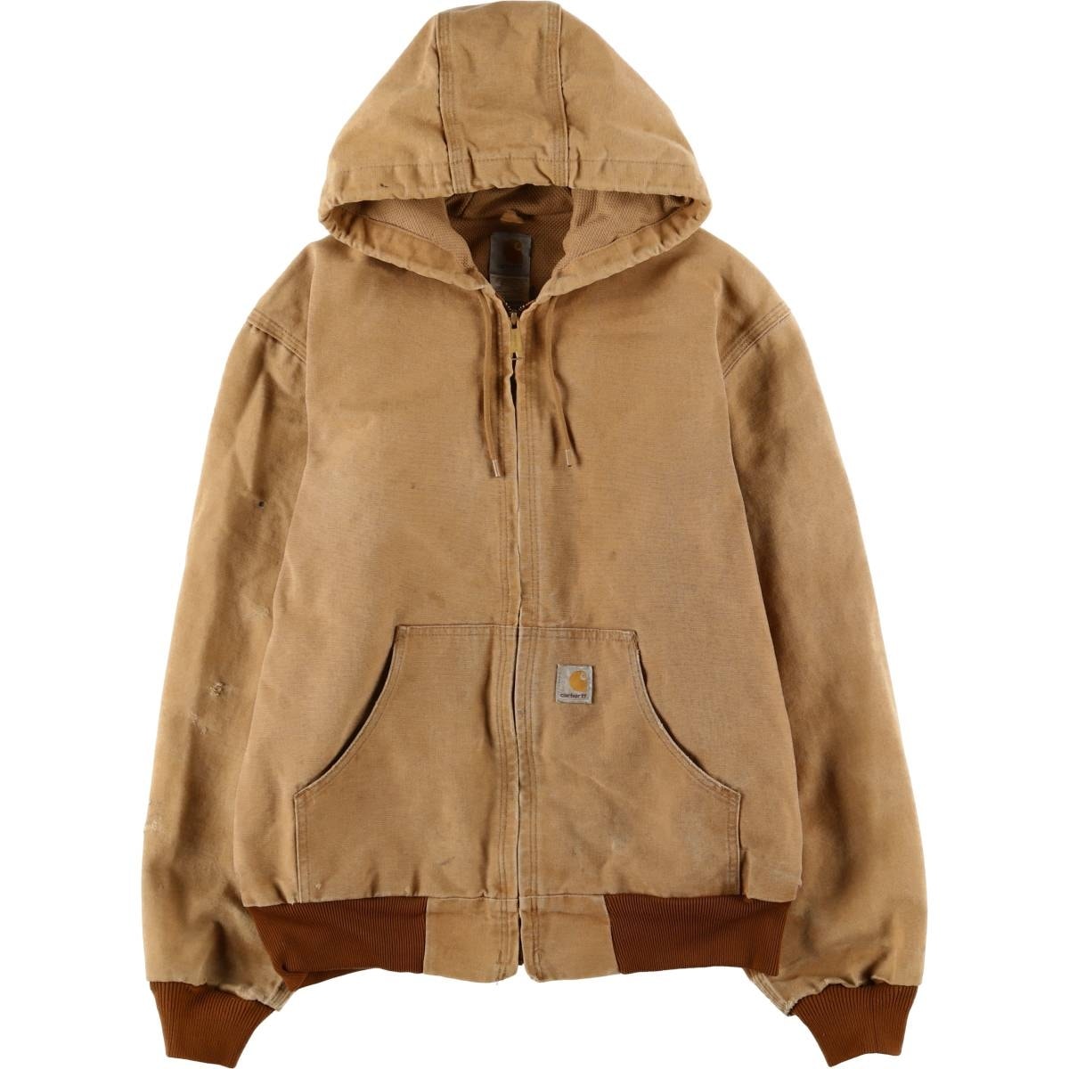 古着 00年代 カーハート Carhartt アクティブジャケット ダックフルジップパーカー USA製 メンズM相当/eaa598270