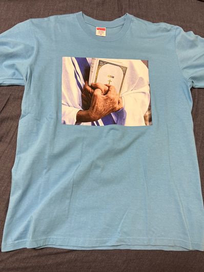 Supreme Bible Tee "Blue"