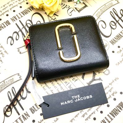 マークジェイコブス 財布 ブラック ブラウン レッド S2183