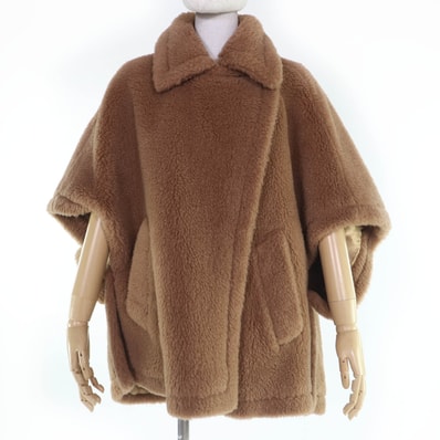 極美品 マックスマーラ コート テディベア UNICA 約M-Lサイズ相当