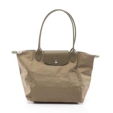 ロンシャン Longchamp ル プリアージュ グリーン M トートバッグ バッグ キャンバス レザー レディース カーキ系 L2605919M04 【新品】