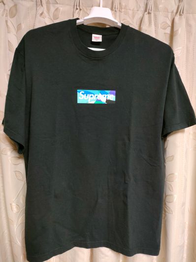 Supreme / Emilio Pucci® Box Logo Tee "Black/Blue"