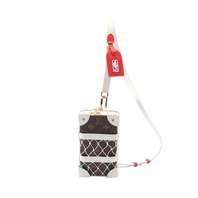ルイ・ヴィトン LOUIS VUITTON LV × NBA ソフトトランク フォーンボックス モノグラム ウエストバッグ ボディバッグ バッグ PVCコーティングキャンバス レザー ファブリック メンズ ブラウン系 / ホワイト系 M80102 【中古】