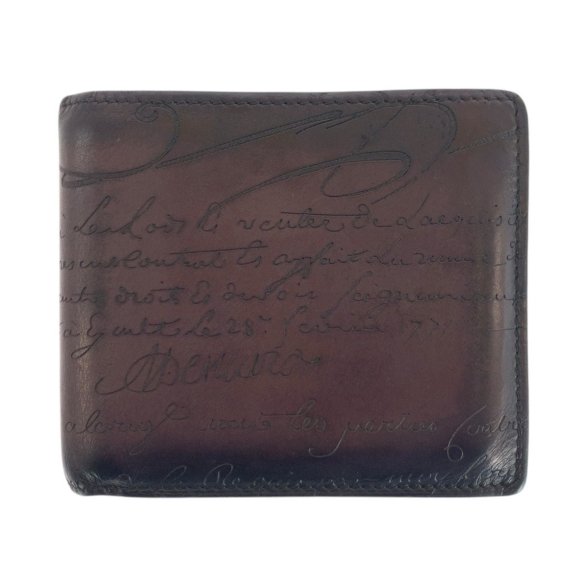 D (傷や汚れあり)】Berluti ベルルッティ アッサオ スクリット