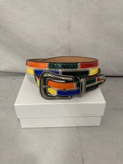 Supreme Patchwork Ranger Belt "Red/Yellow"