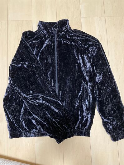 Supreme Crushed Velvet Track Jacket "Black"