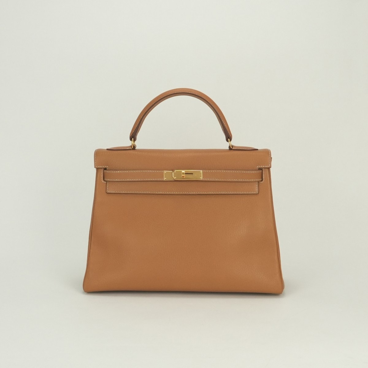 エルメス HERMES ケリー32 ケリー 32 バッグ トートバッグ ショルダーバッグ アルデンヌ ナチュラル Natural ブラウン Brown 茶 ゴールド金具 ハンドバッグ 2way
