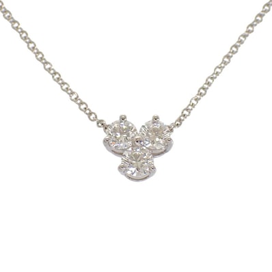 ティファニー アリア ペンダント ネックレス ダイヤモンド【中古】【Aランク】