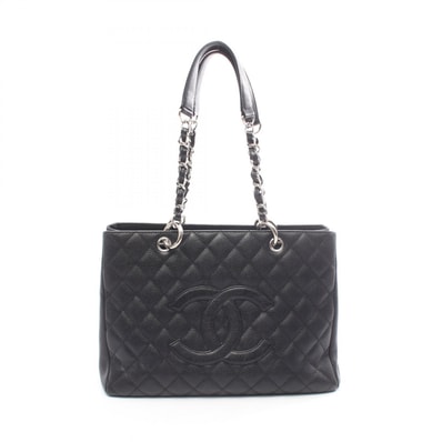 シャネル CHANEL マトラッセ グランドショッピング GST トートバッグ バッグ キャビアスキン(グレインドカーフ) レディース ブラック系 【中古】