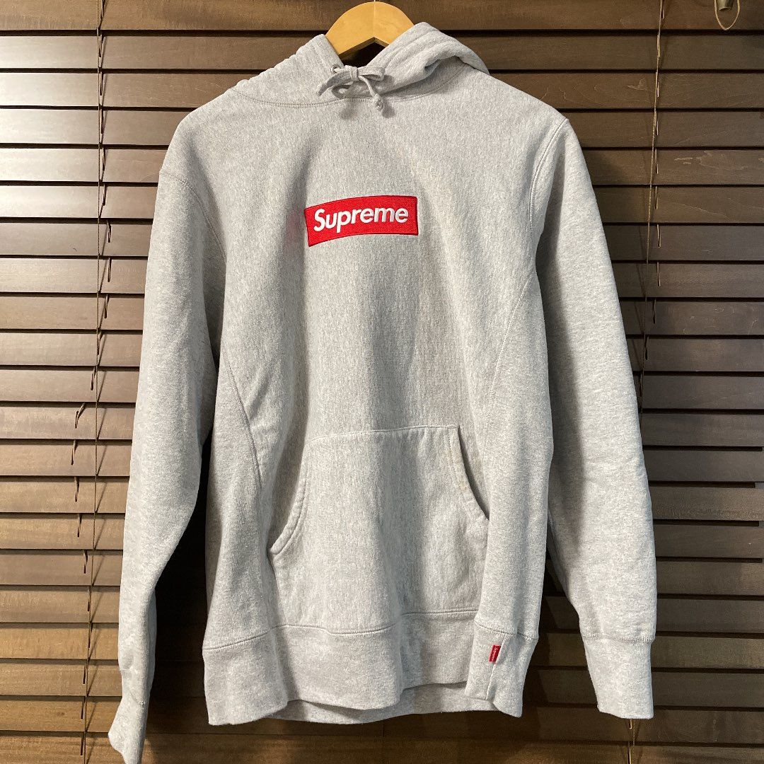 Supreme Box Logo Hooded Sweatshirt "Heather Grey" (16FW)