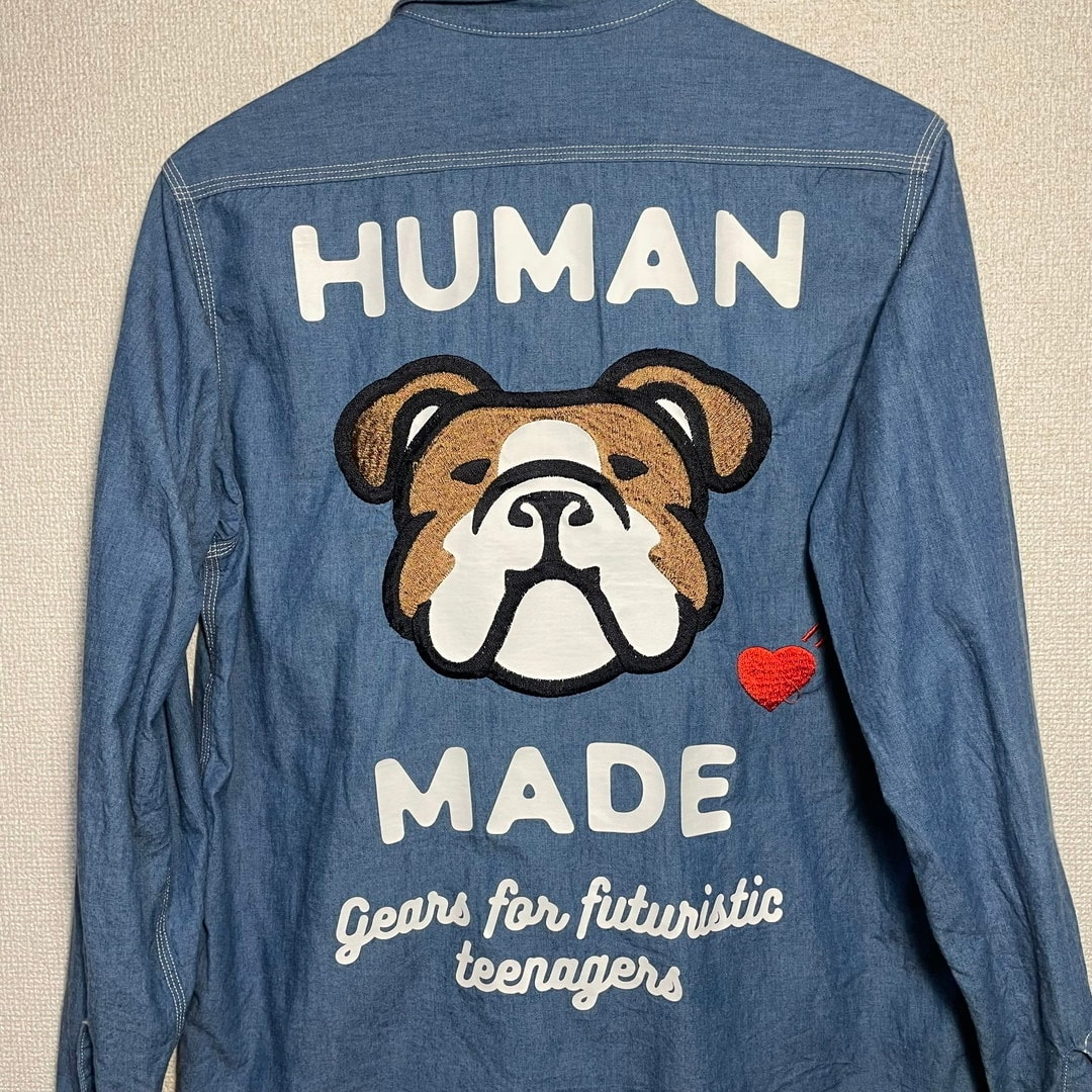 HUMAN MADE CHAMBRAY L/S SHIRT "Denim"