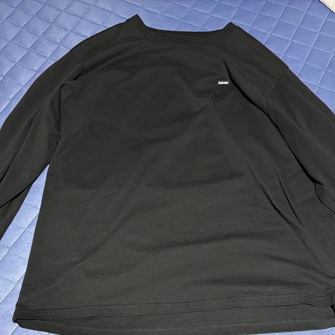 Supreme Small Box L/S Tee "Black" (25SS)