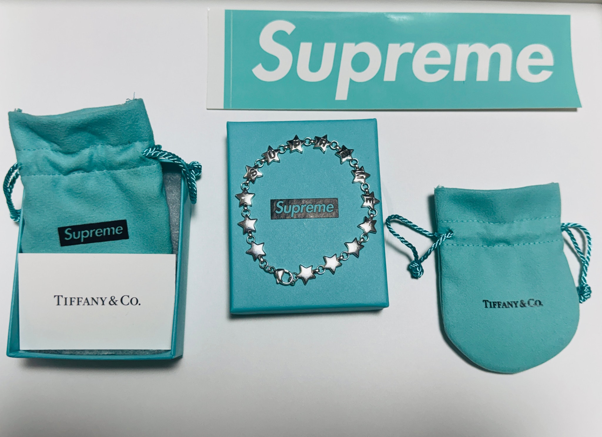 Supreme x Tiffany & Co. Star Bracelet "Silver"