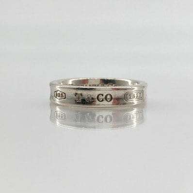 TIFFANY&Co.(ティファニー) 1837 ナロー Ag925 #11号 リング・指輪 3.98g シルバー