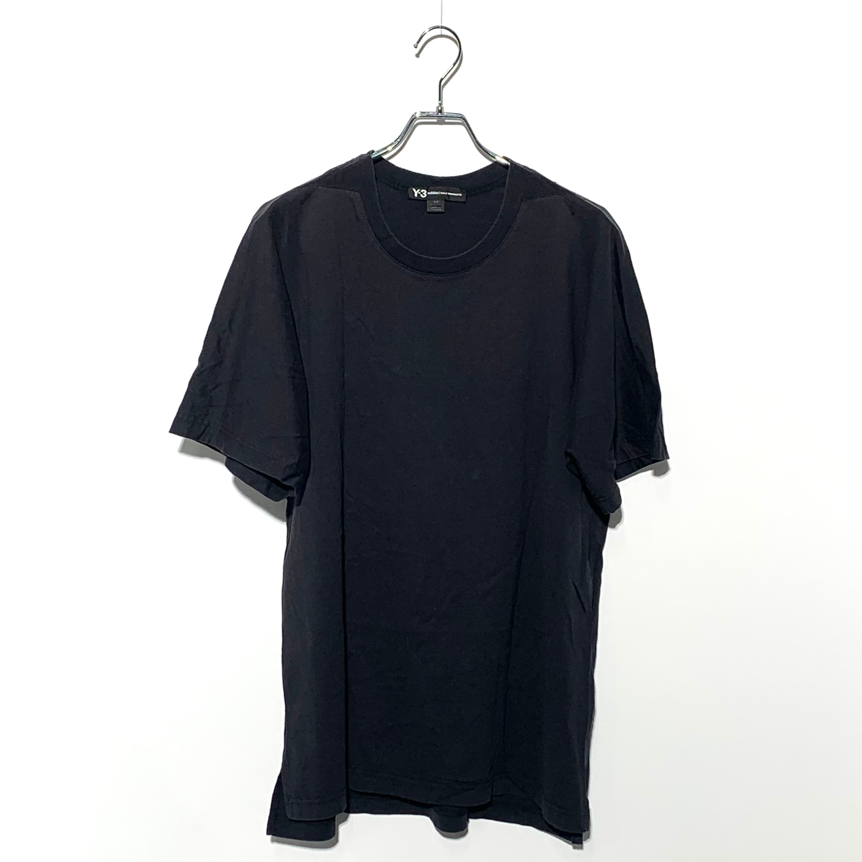 Y-3 LOGO PRINT SS TEE Black 