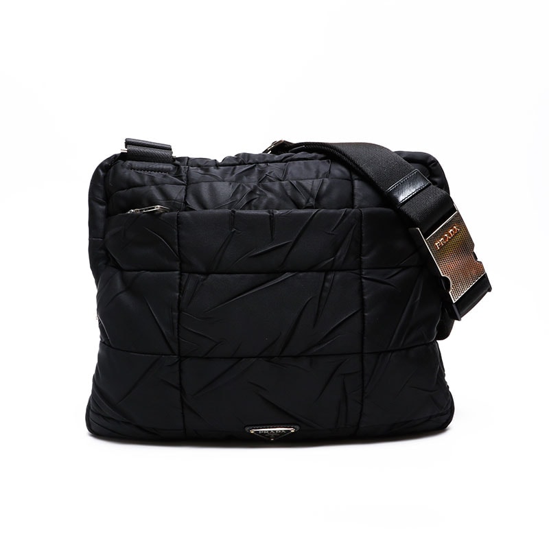 プラダ PRADA ナイロン メッセンジャーバッグ ショルダーバッグ【中古】