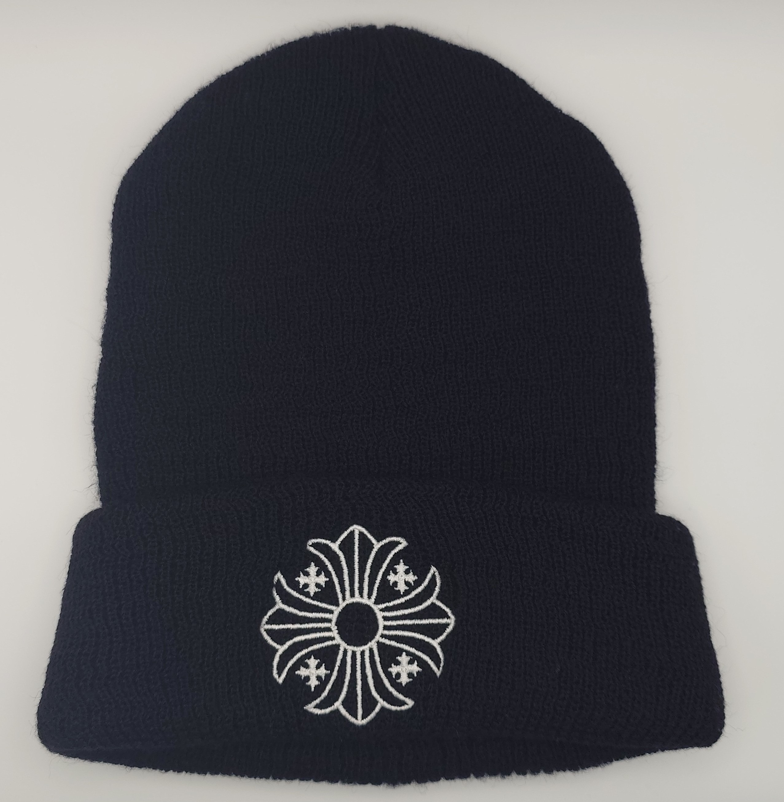 Chrome Hearts Wool Watch Cap CH Plus "Black/White"