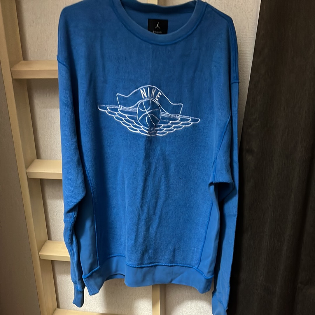 Air Jordan x Union NRG Vault AJ Flight Crewneck "Blue"