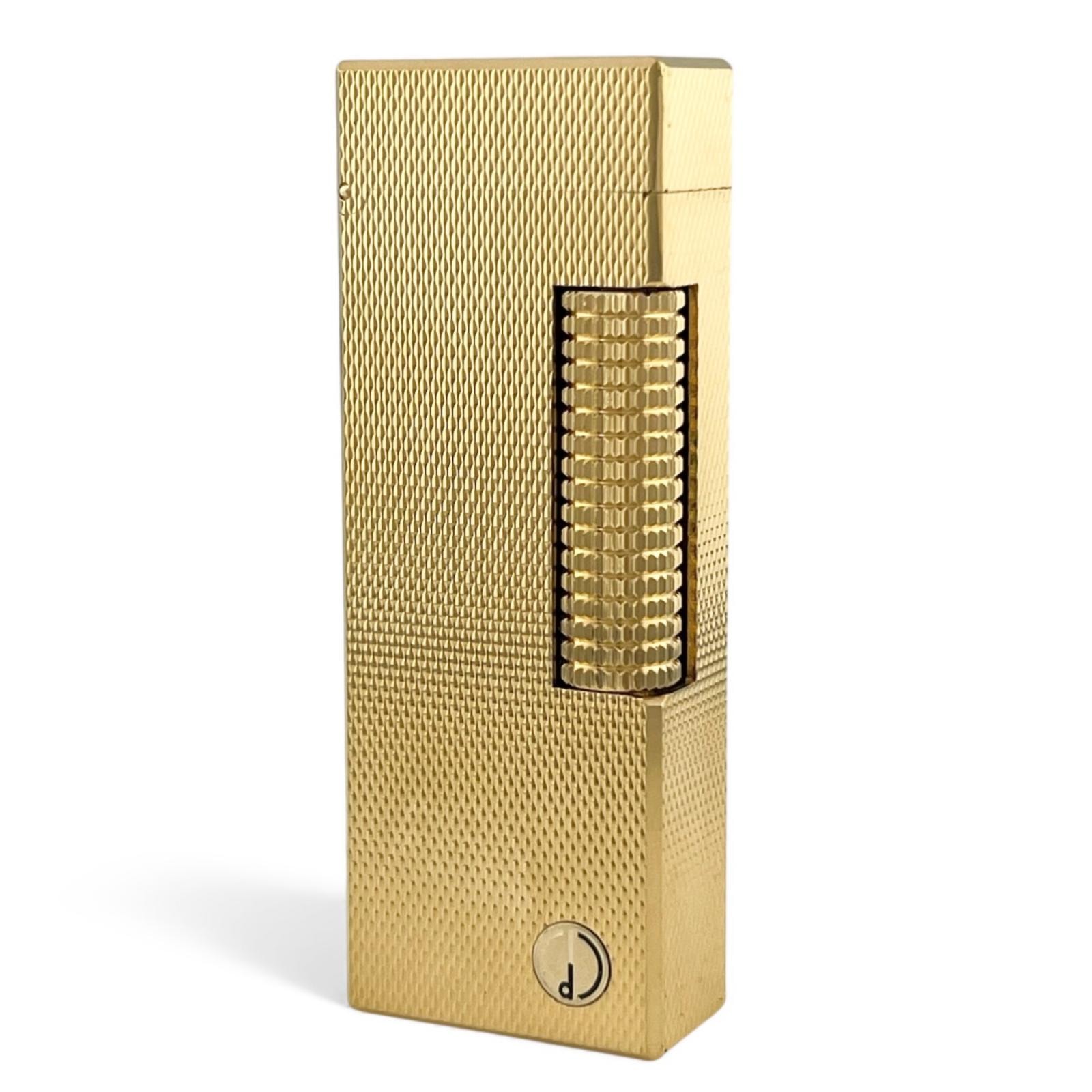 美品 ダンヒル ライター ゴールド メンズ