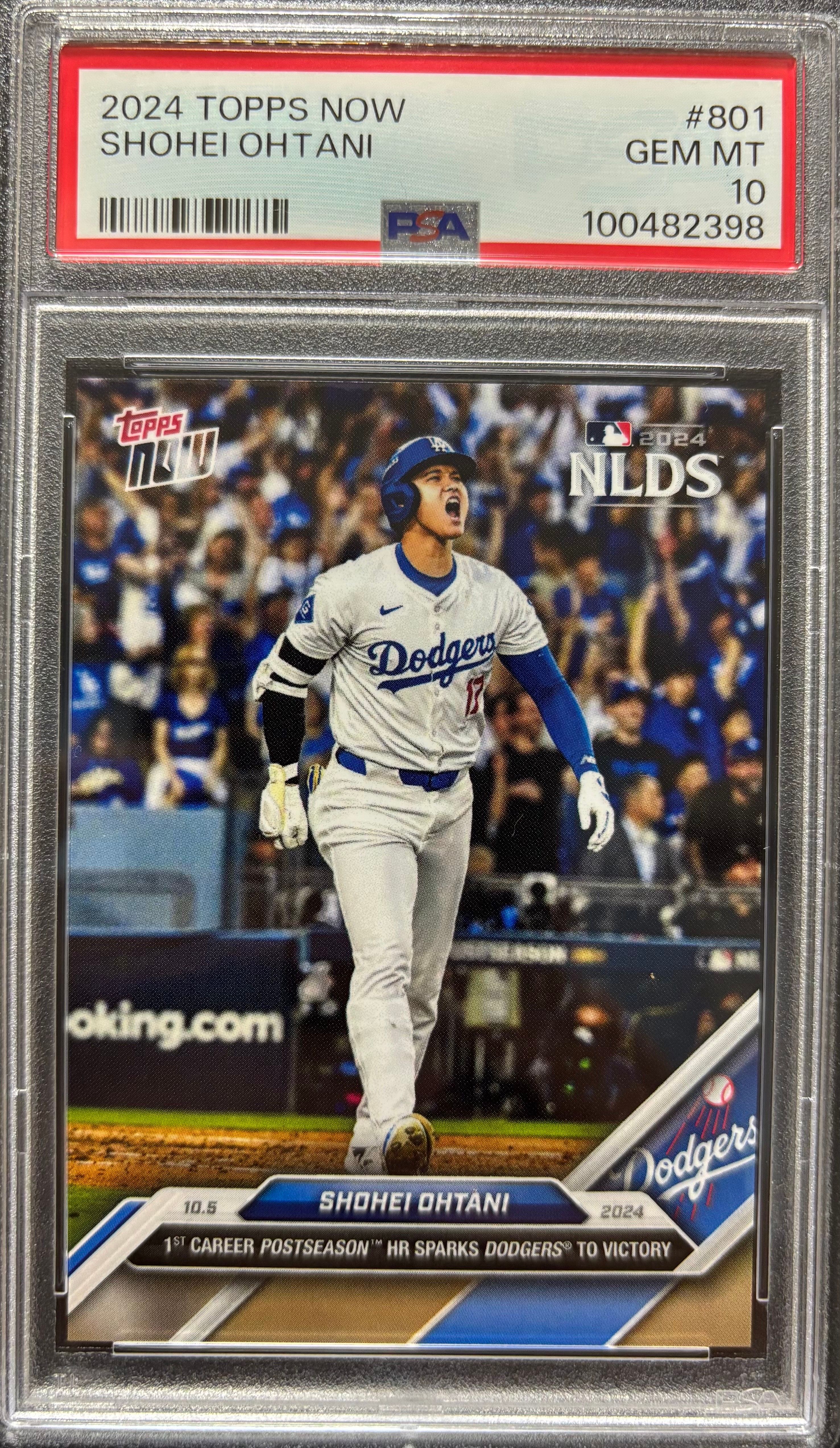 大谷翔平 [801](2024 MLB トップスナウカード「1/1 デュアルベースレリック」)