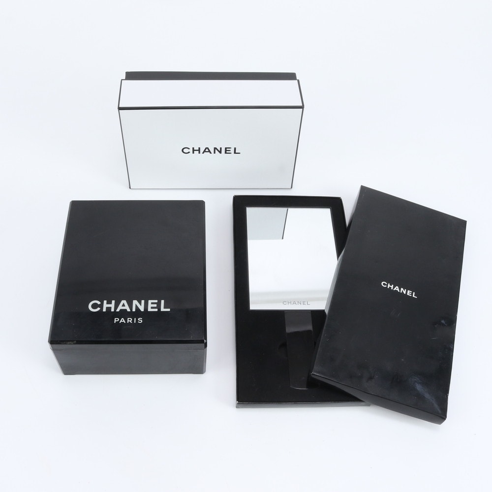 シャネル まとめ 3点 セット ミラー 手鏡 ボックス 空箱 収納