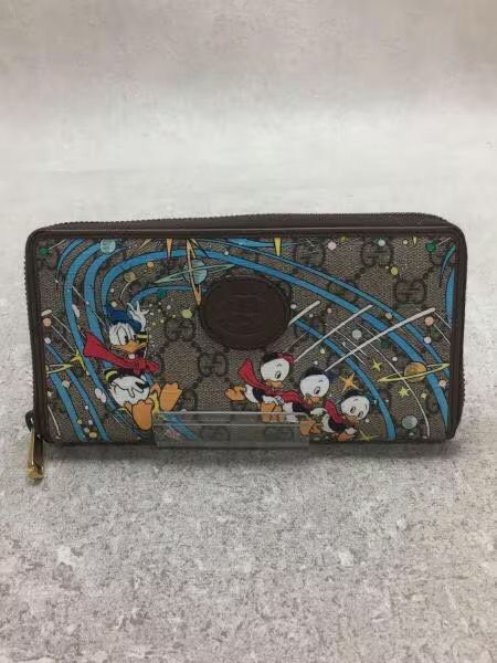 GUCCI x Disney Donald Duck GG Supreme Zip Around Wallet
