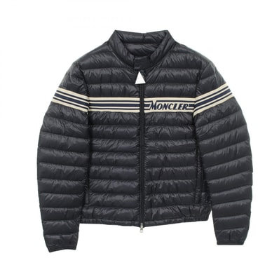 モンクレール MONCLER RENALD ダウンジャケット 衣料品 アウター ナイロン メンズ ネイビー系 【中古】