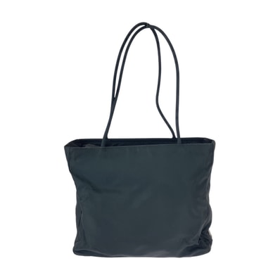 PRADA プラダ テスート 三角ロゴプレート ブラック 黒 ナイロン ショルダーバッグ トートバッグ 600719 【中古】