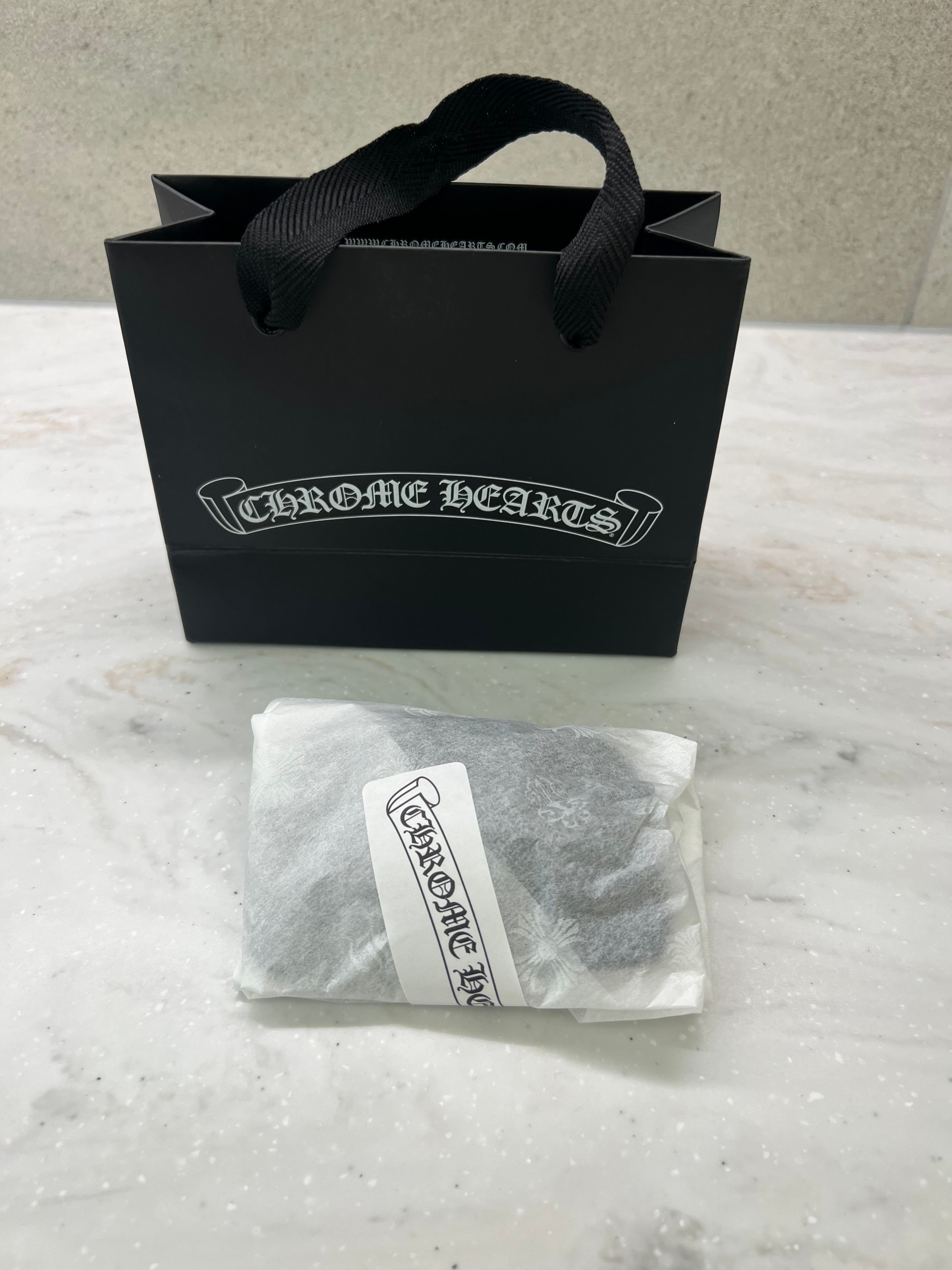 Chrome Hearts 22K Paper Chain Bracelet "Yellow Gold"