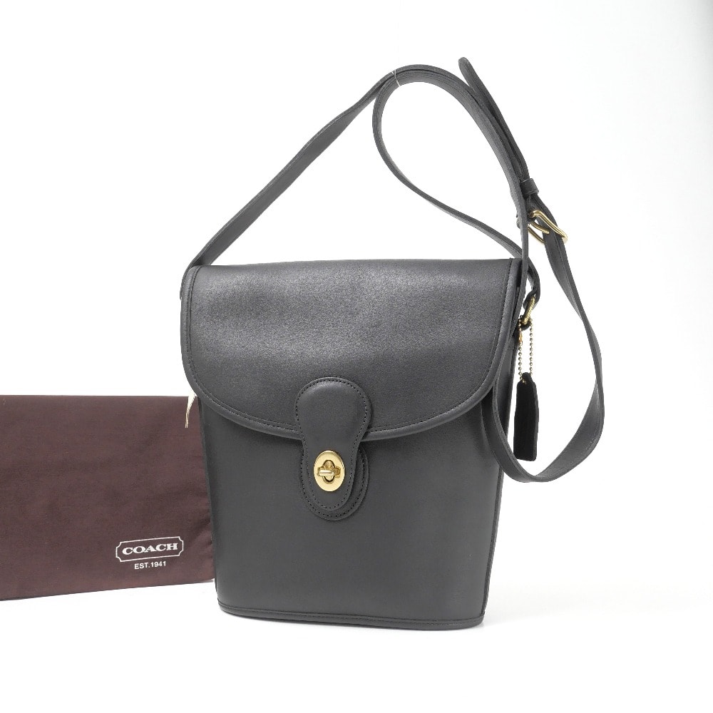 ■未使用品■OLD COACH オールドコーチ デッドストック ヴィンテージ ショルダーバッグ 9936 ターンロック クラブタンレザー USA製 20260825/RB0304