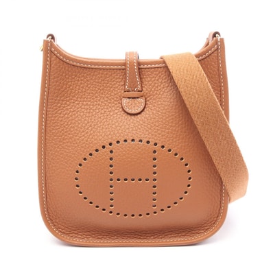 エルメス HERMES エヴリンアマゾンTPM ショルダーバッグ バッグ レザー トリヨンクレマンス トリヨンクレマンス ゴールド K刻印(2025年製造) レディース ブラウン系 【中古】