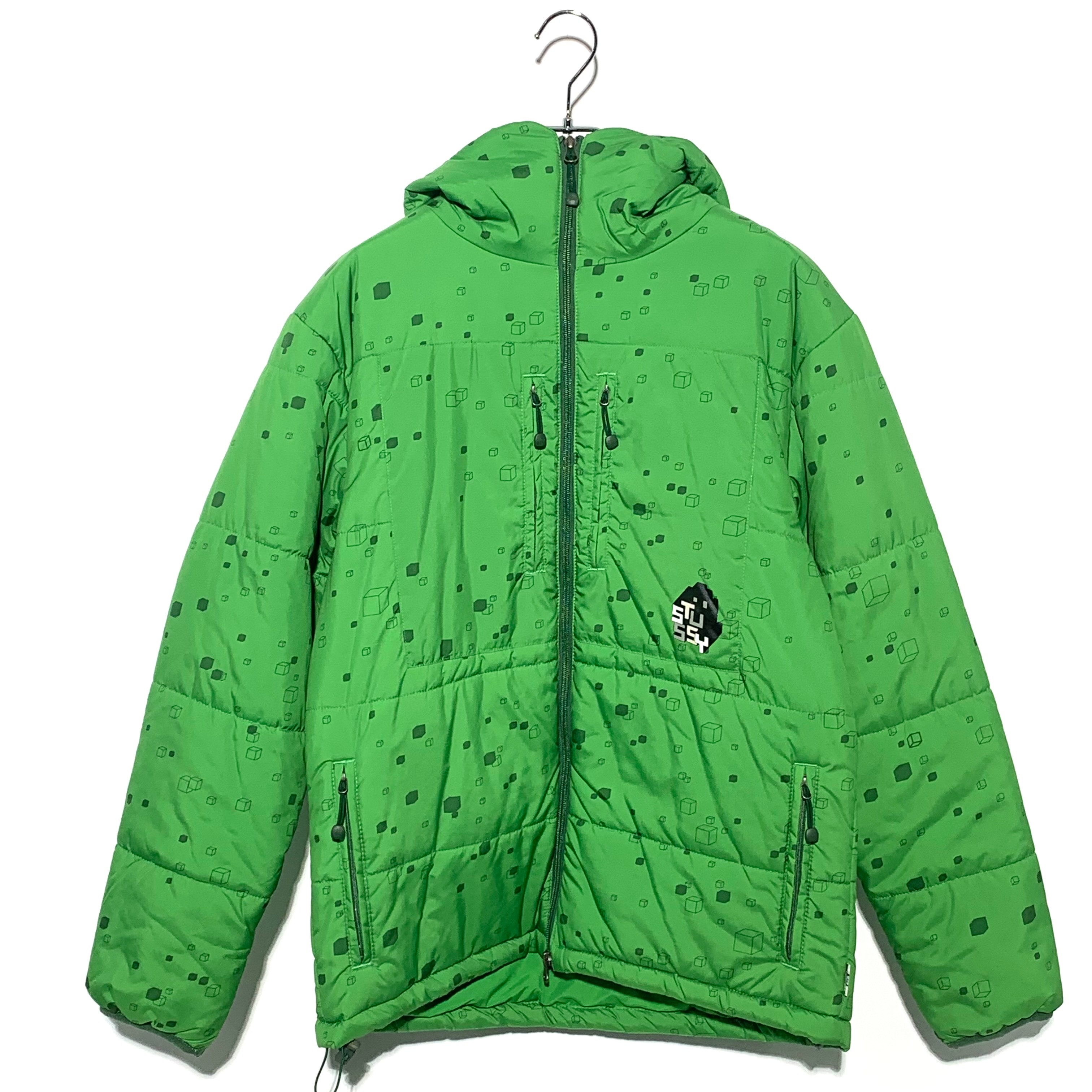 STUSSY×DELTA padded jacket Green