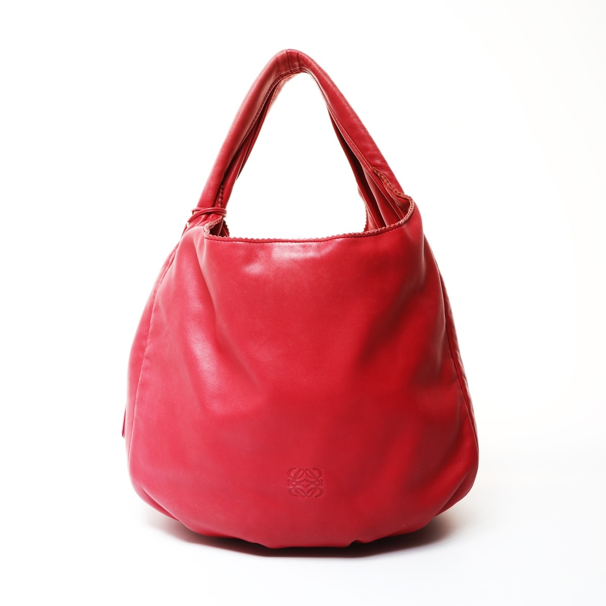 ロエベ LOEWE ソフトレザー アナグラム ショルダーバッグ【中古】