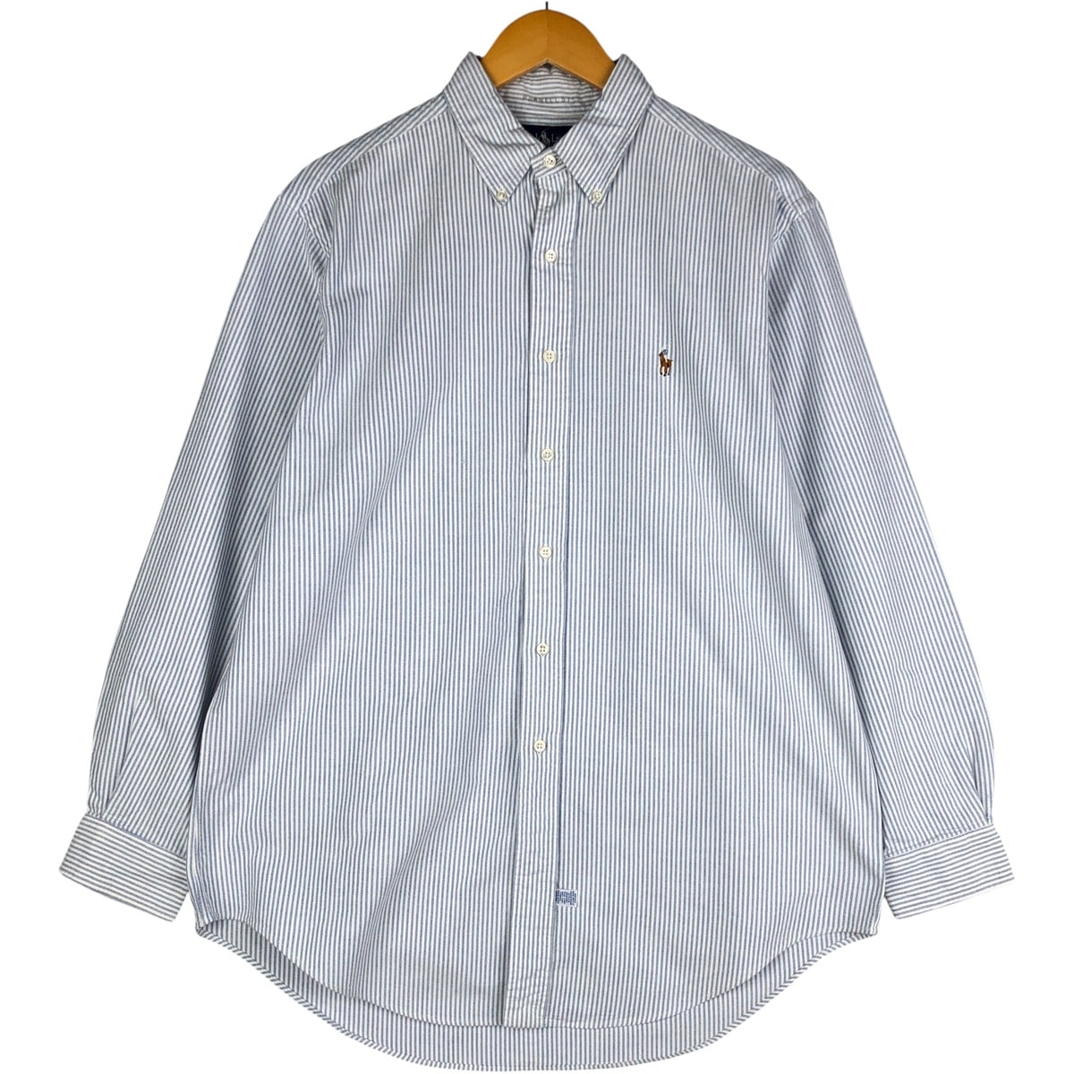 古着 ラルフローレン Ralph Lauren 長袖 ボタンダウンストライプシャツ メンズL相当/eaa597745
