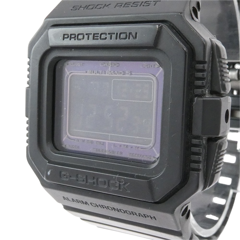 CASIO G-SHOCK カシオ ジーショック 時計 GW-5500-1AJF マルチバンド5 タフソーラー 腕時計 ブラック系【中古】