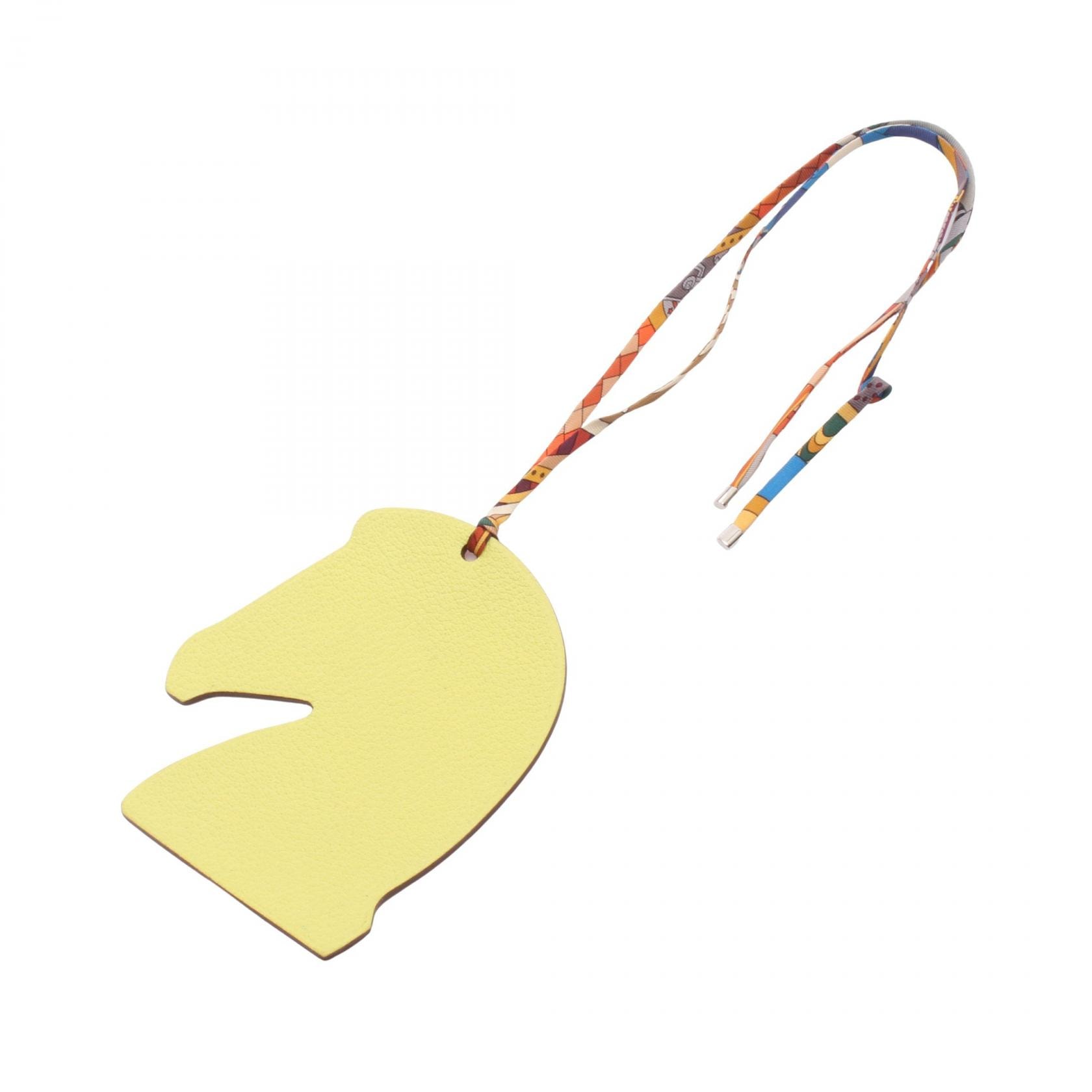 エルメス HERMES サマルカンド オーナメント スフレ チャーム アクセサリー シェーブル シェーブル オレンジ レディース イエロー系 / オレンジ系 【中古】