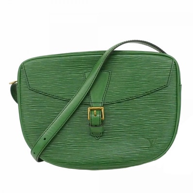 【6dd4434】ルイヴィトン ショルダーバッグ エピ ジュヌフィーユ M52154 ボルネオグリーン【中古】レディース