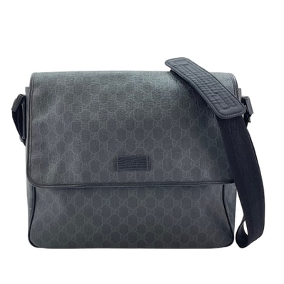 グッチ GUCCI GGスプリーム メッセンジャーバッグ【中古】