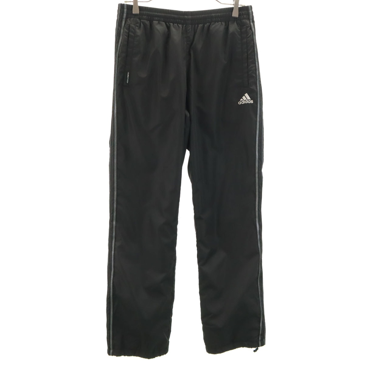 adidas アディダス トレーニング ウインドパンツ L ブラック 裏トリコット