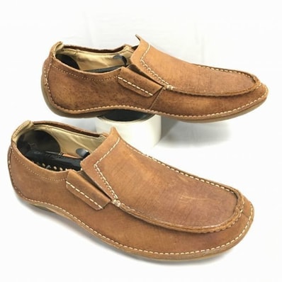 Clarks クラークス スリッポンシューズ 茶 サイズ6G/men's 管NO.ZF-99
