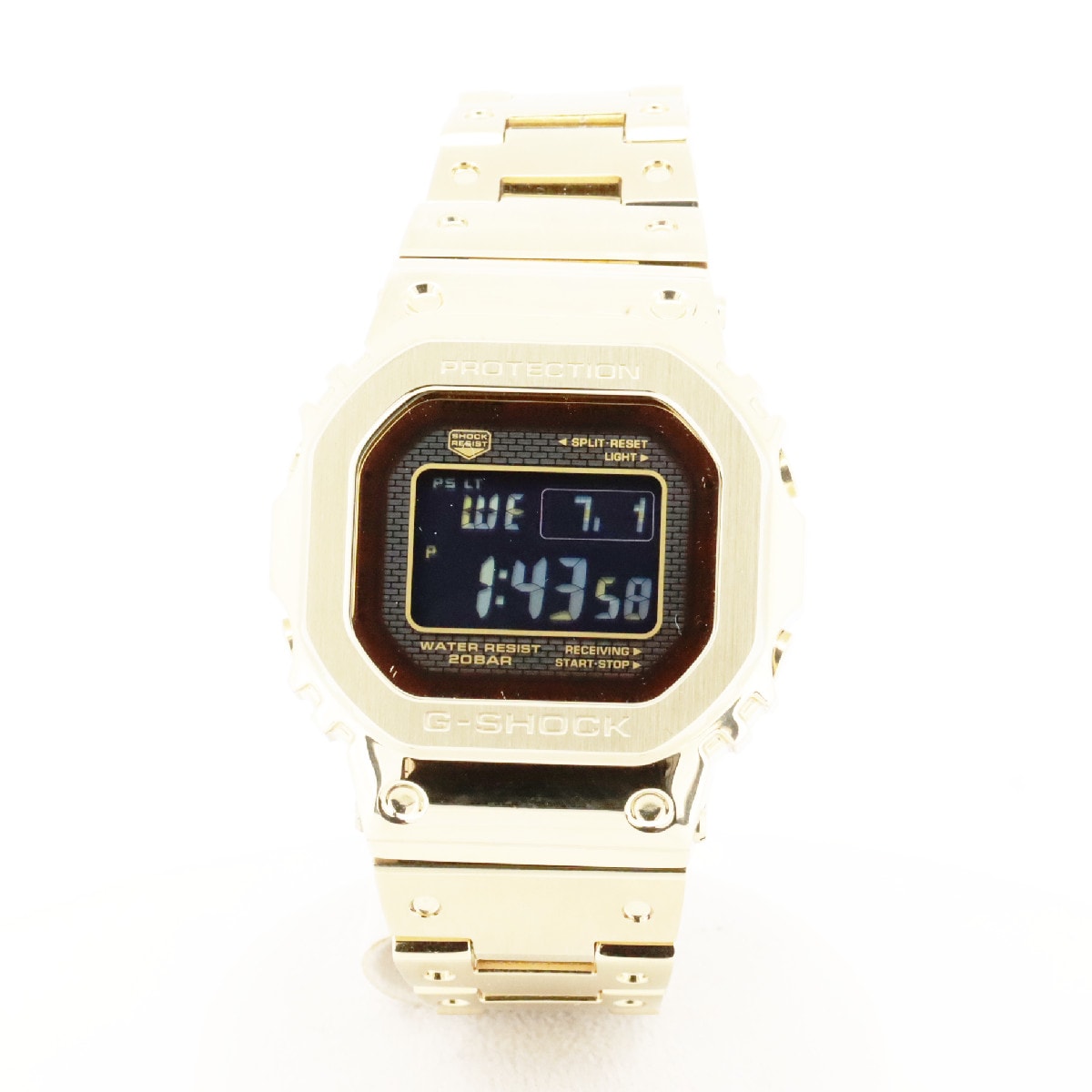 カシオ G-SHOCK 腕時計 ジーショック Bluetooth 搭載 電波ソーラー GMW-B5000GD-9JF メンズ ゴールド