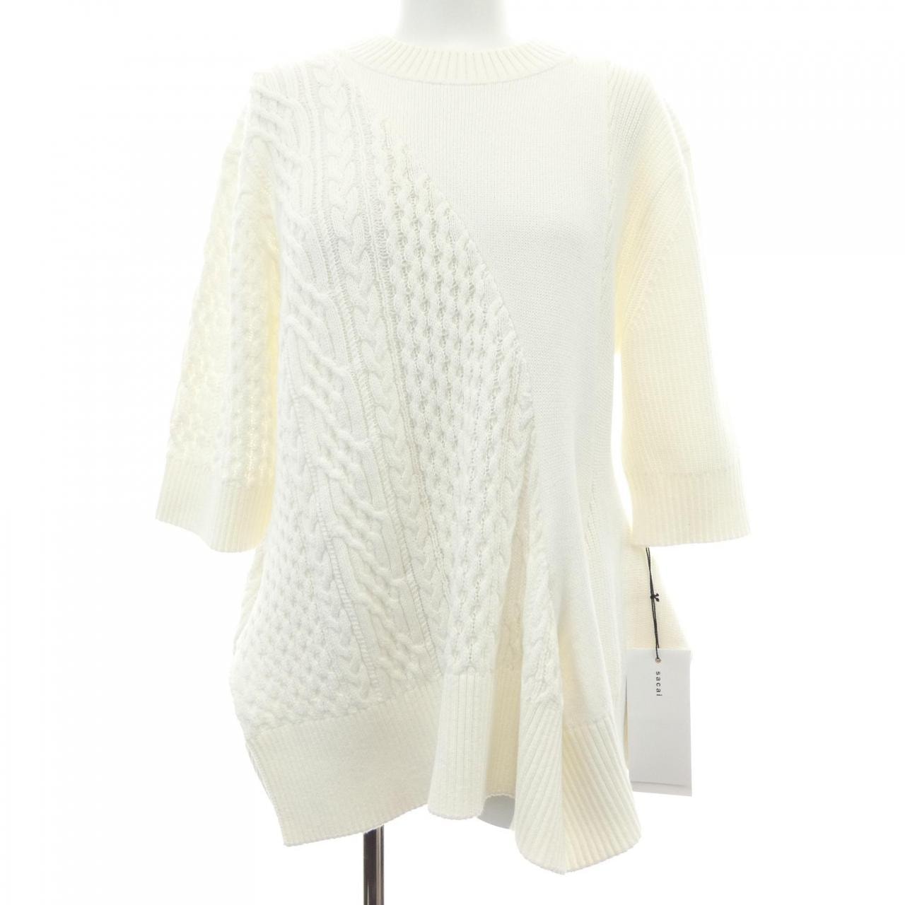 sacai Knit Pullover "Off White"
