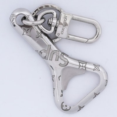 Supreme / Louis Vuitton Bottle Opener Keychain "Silver"