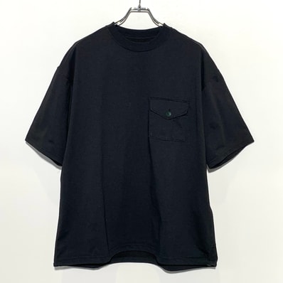 DAIWA PIER39 TECH TEE MIL POCKET CREW "Black"