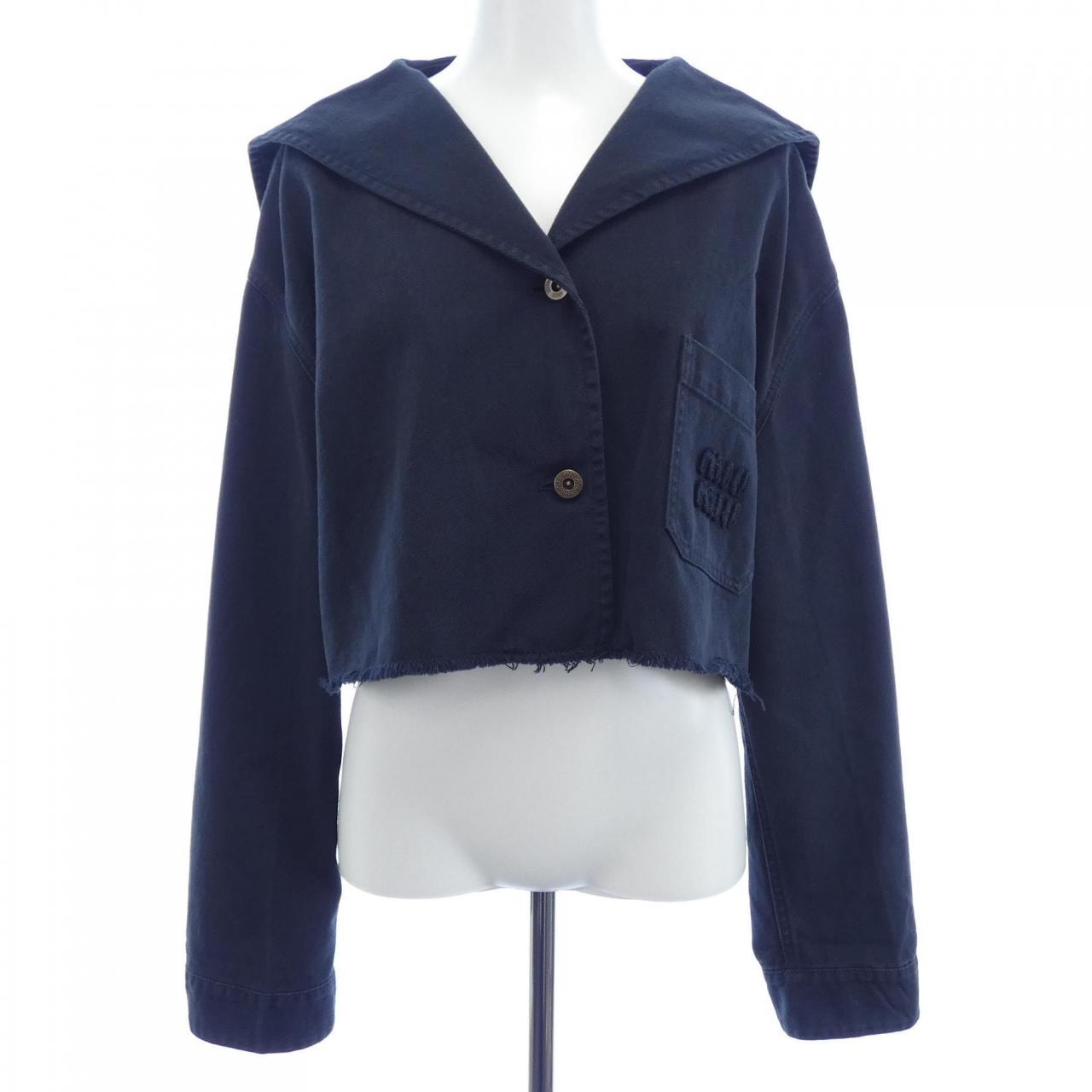 ミュウミュウ MIU MIU ドリルブルゾンジャケット ML902 S231 12L9 ジャケット