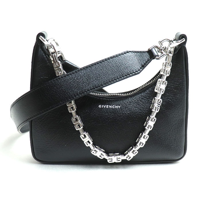 GIVENCHY ジバンシィ ムーンカットアウト ミニ 2Wayショルダーバッグ ブラック BB50QKB1LD レディース【中古】【美品】