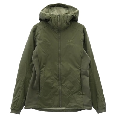 ARC'TERYX アークテリクス ナイロンジャケット 30090 Atom Hoody W アトム フーディー ウィメンズ 中綿 ナイロンジャケット グレー系 S【中古】
