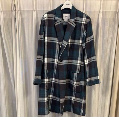 Wtaps Gown / Coat / Cotton. Flannel. Textile "Green"